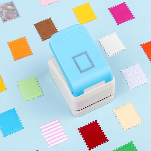 0.9x1.1inch Postage Stamp Embossing Punch; Punches Score Tools - Image 5