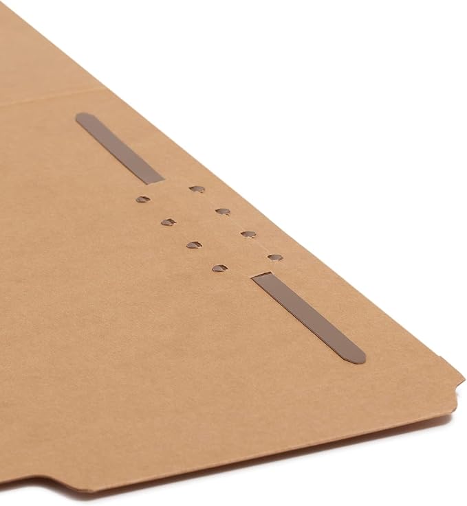 Smead Fastener File Folders, Reinforced 1/3-Cut Tabs, 1 Fastener, Letter Size - Image 3