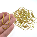 HAHIYO Paper Clips 2 inches Length Gold Wide Paperclips Vinyl Coated Prevent by HAHIYO