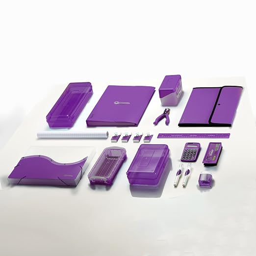 3 Hole Punch Purple, Portable Hole Puncher - Image 7