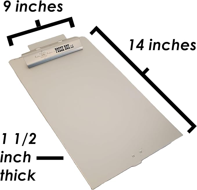 Posse Box - Bottom-Opening Dual Compartment Clipboard PB-37C · Anodized - Image 4