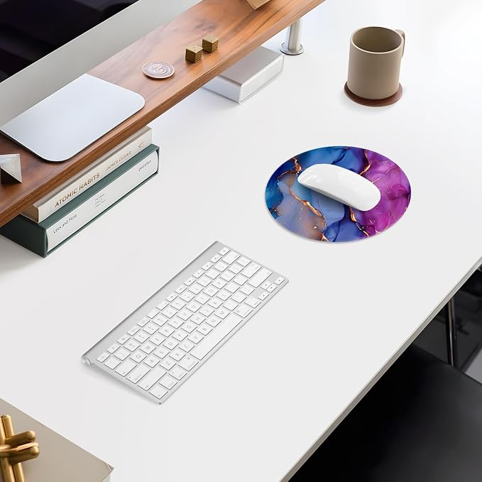 ITNRSIIET Mouse Pad Non-Slip Rubber Base Smooth Surface Stitched Edges - Image 7