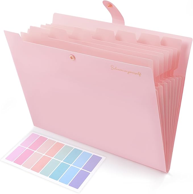 SKYDUE Expanding File Folder, Accordion File Organizer by SKYDUE