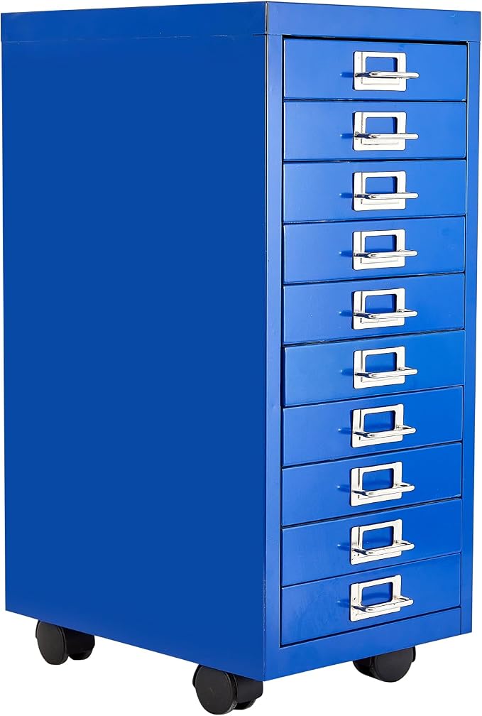 File Cabinet MINI 10 Tier Metal File Organizer Document Organizer by Unknown