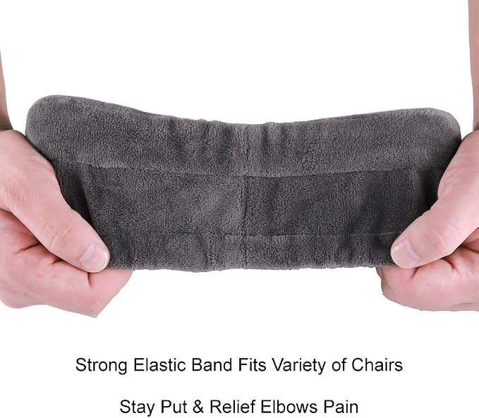 Aloudy Ergonomic Memory Foam Office Chair Armrest Pads, Comfy Gaming Chair Arm - Image 4