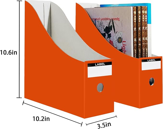 Limitliho 6 Pack Cardboard Magazine Holder - Image 6
