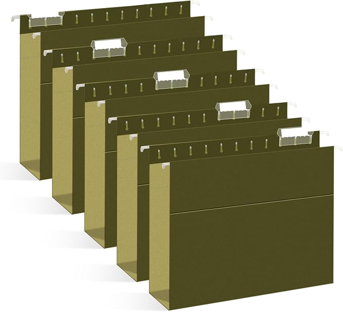 Hanging File Folders, RAZCC 30 Pack Letter Size Reinforced Hanging Folders by RAZCC