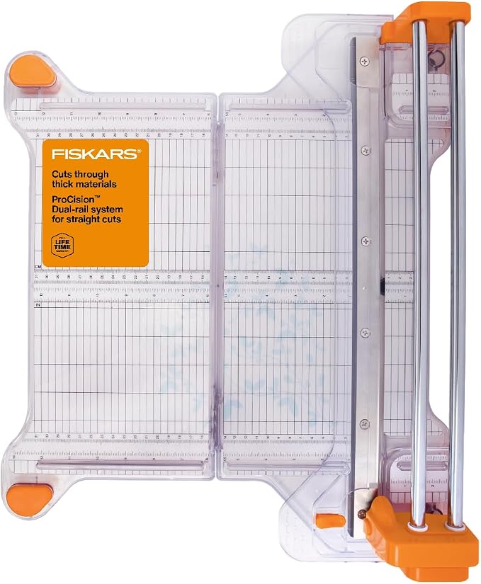 Fiskars ProCision Rotary Bypass Paper Trimmer, Self-Sharpening, Paper Trimmer by Unknown