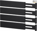 Bamboo Drawer Dividers, 17-22" Adjustable Kitchen Drawer Organizer by Ryqtop