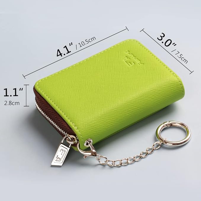 FurArt Zipper Wallet Women, RFID Blocking Credit Card Wallet, Business Card - Image 6