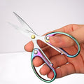 4.5" All Stainless Steel Office Scissors, Ultra Sharp Blade Shears, Sturdy by Aesosor