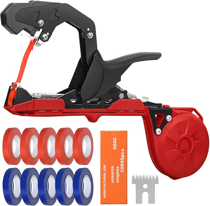 FUNTECK Professional Plant Tying Machine to Bind Tomatoes and Grapes Effortless by FUNTECK