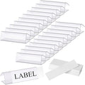 Hedume 100 Pcs Plastic Label Holder by Hedume