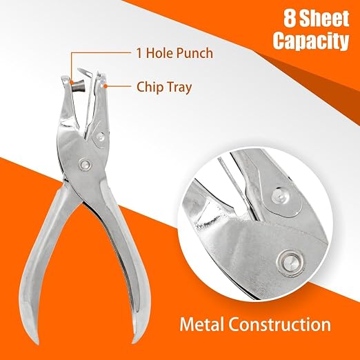 Single Hole Punch 6 PK Hole Puncher - Image 2