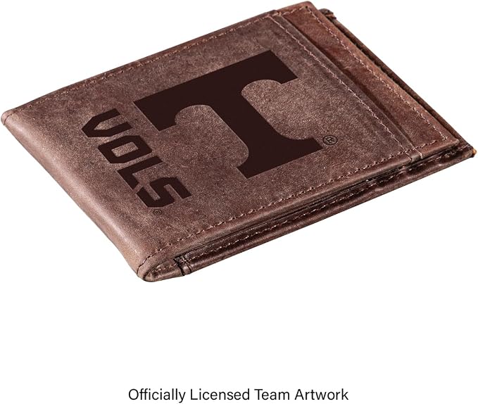 Team Sports America NCAA University of Tennessee Front Pocket Slim Wallet - Image 2