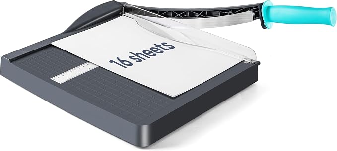 VUSIGN Guillotine Paper Cutter, 18 Sheet Capacity Paper Slicer - Image 8