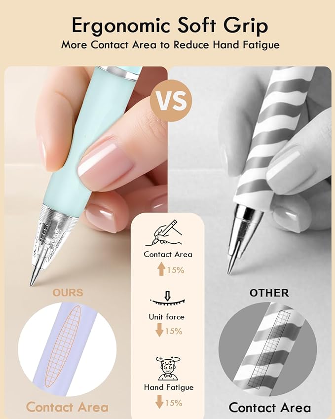 Gel Pens, Cute Ergonomic Fine Point Smooth Writing Pens, Back to School Office - Image 6