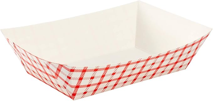 Karat Paper Food Trays Disposable Sturdy Food Boats, Leak Resistant | Ideal by Karat