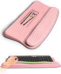 Ergonomic Wave Wrist Rest with Keyboard Stand, Cushioned Palm Rest, Comfortable by KUOSGM