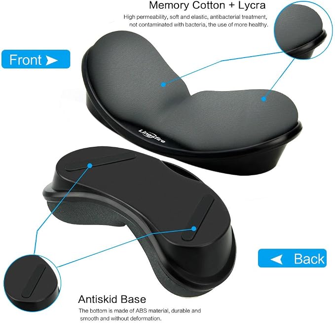 Memory Foam Mouse, Keyboard Wrist Rest Pad Anti-Skid Mousepad Support Mat - Image 5