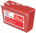 Staples Hanging File Folders, Letter Size, 1/5‑Cut Tabs, Tear‑Resistant Durable by Staples