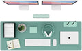 K KNODEL Large Office Leather Desk Mat, Mouse and Keyboard Pad, Computer and by K+KNODEL