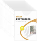 Seashell 100 Pack Clear Sheet Protectors 8.5 x 11 Inch, Page Protector by Seashell