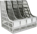 SAYEEC Sturdy Magazine Holder Organizer Desktop 4 Compartment File Holders by SAYEEC