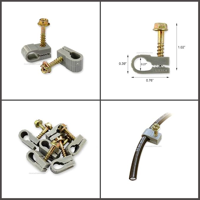 STEREN Coaxial Cable Clips - Image 5