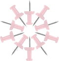 VAPKER Push Pins Tacks 120Pcs Solid Baby Pink Thumb Tacks Larger Size Pin Map by VAPKER