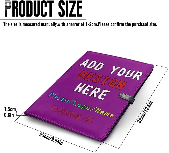 Personalized Padfolio with Logo, Custom Business Portfolio with A4/US Letter - Image 4