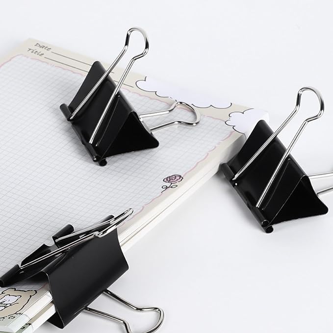 12 Pack Extra Large Binder Clips 2 inch Big Paper Clips - Image 4