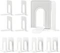 HappyHapi Book Ends, Non-Skid Metal Bookend Supports by Happyhapi