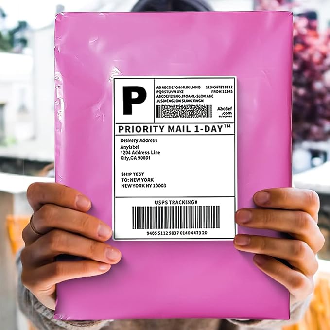 POLYSELLS 25 pcs 24x24 Inches Pink Poly Mailers Shipping Envelopes, Strong - Image 6