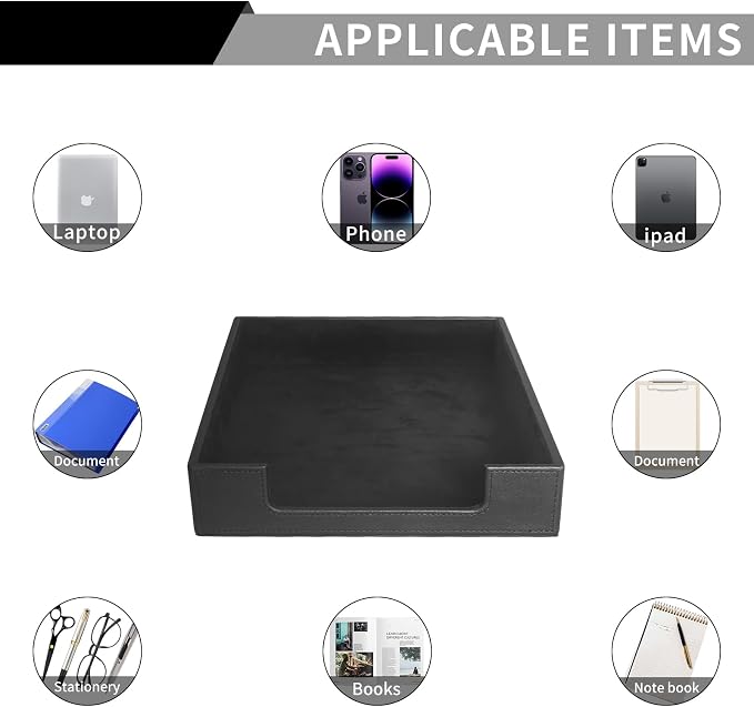 PU Leather Letter Tray - Image 5