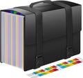 25 Pockets Accordion File Organizer Expanding File Folders by Fun+storage