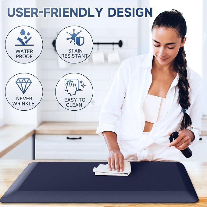 StepRite 4/5 Inch Thick Kitchen Mat Anti Fatigue Mat Kitchen Rugs Kitchen Decor - Image 5