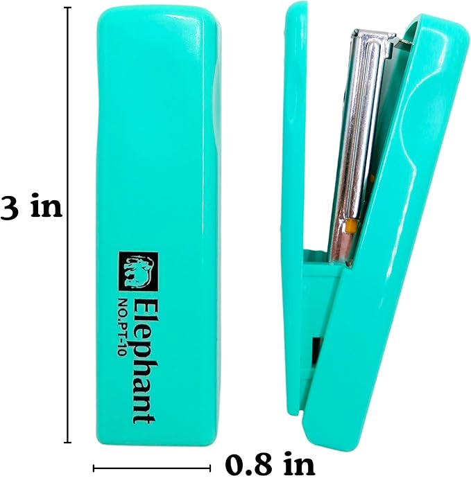 Mini Stapler, Small Stapler, Thin Flat Compact Portable Pocket Slim Cute - Image 3