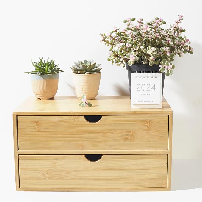 Charmewooden Bamboo Desk Organizer - Image 4