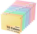 SUNEE Hanging File Folders, 50 Pack Letter Size Hanging File Folders by SUNEE