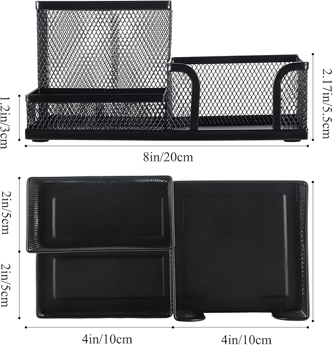 M&G Mesh Pen Holder Desk Organizers Pencil Holder - Image 5