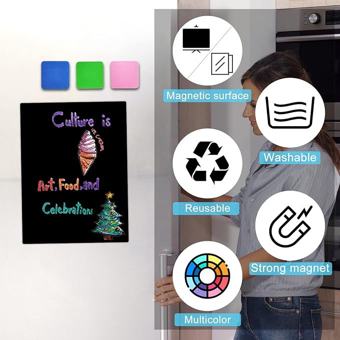 OWLKELA 30 Pack Magnetic Whiteboard Eraser - Image 3