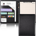 Padfolio Clipboard Folder Portfolio, Faux Leather Storage Clipboard by HOME