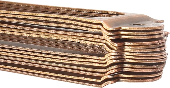 Piutouyar 40Pcs Antique Label Holder 60mm x 17mm Metal Name Card Frame - Image 7
