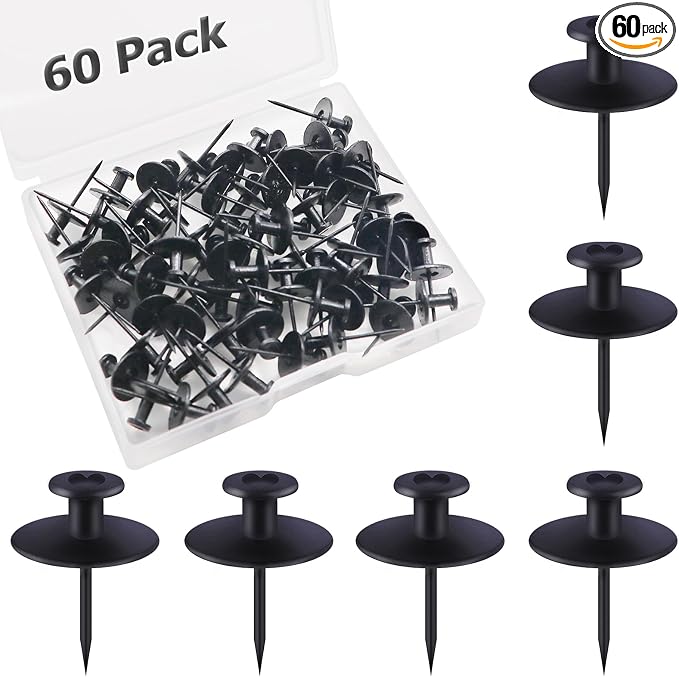 Push Pin Picture Hooks, Decorative Push Pins by Atsky