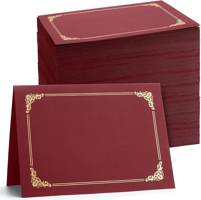 Fainne 80 Pieces Certificate Holders Diploma Holders Document Holder by Fainne
