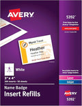 Avery Customizable Name Badge Inserts by Avery