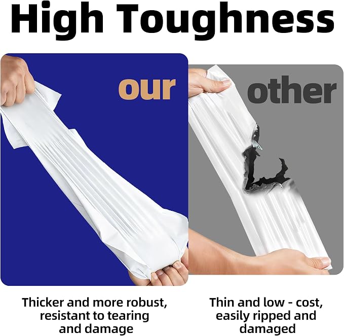 100pcs Poly Mailers 10x13 for Ecommerce Shipping, Online Retail Packaging - Image 5