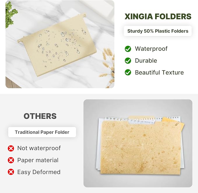 XINGIA Legal Size Hanging File Folders, Expandable 3 Inch File Folders Legal - Image 6