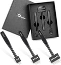 Leather Hole Punch, Prong Punch Tool 6mm 2/4/6 Lacing Stitching Punch, Round by Diudus